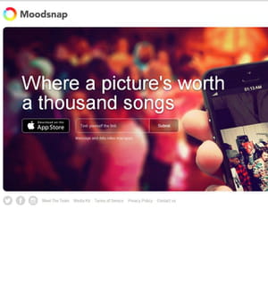 moodsnap, pour choisir une chanson à partir d'une image.
