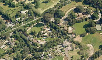 vue du ciel, via microsoft bing, de woodside en californie.