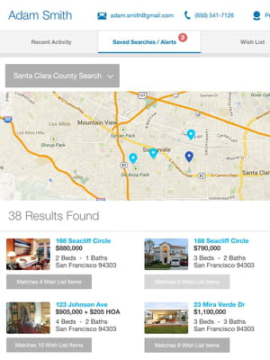 realscout permet aux acheteurs potentiels de rechercher un bien en choisissant