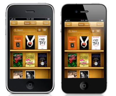 l'iphone 3gs à gauche, l'iphone 4 à droite