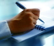 munissez-vous de notes.