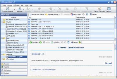 le logiciel dreammail