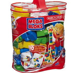 les mega bloks de la marque ont longtemps concurrencé lego.