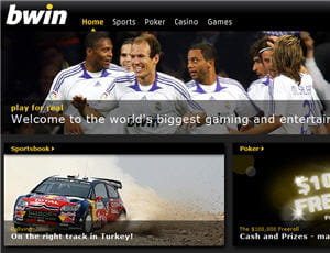 bwin, sponsor du football européeen