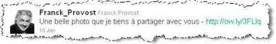 son tweet rédigé le jour de son anniversaire.