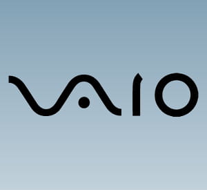 le logo vaio symbolise le passage de l'analogique au numérique.