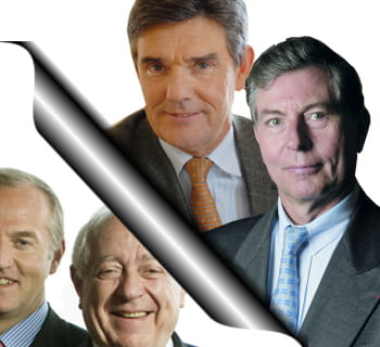 de gauche à droite : nicolas mérindol, chalres milhaud, alain lemaire et bernard