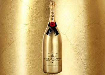 golden jeroboam moët & chandon, 800 euros.