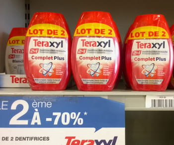 'le deuxième à - 70%'. mais le deuxième quoi ? le lot ou le flacon ?