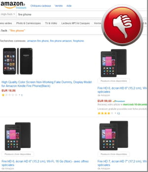le fire phone d'amazon s'avère être un vrai échec.