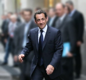 le président français nicolas sarkozy.
