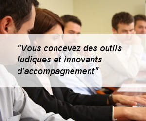 concepteur de solutions en conduite du changement.