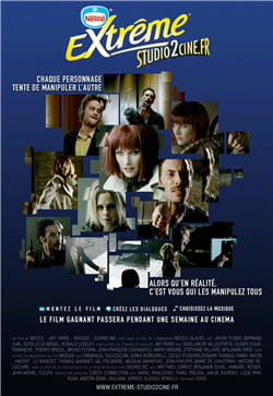l'affiche de la campagne reprend les codes d'une affiche de cinéma