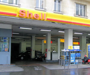 le prix du gazole dans les stations shell a baissé de 3,32% en 2009.