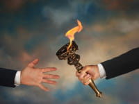 soyez prêt à passer le flambeau.