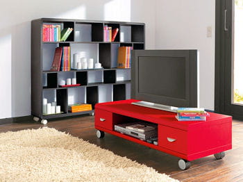 les meubles sur roulettes savent se faire discrets le soir venu