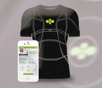 le d-shirt établit toute une série de statistiques pour suivre ses performances.