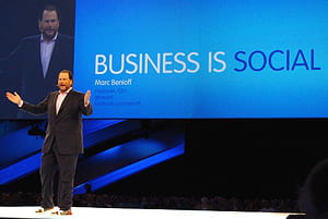 marc benioff a fondé salesforce.com en 1999 avec parker harris , dave