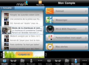 l'application msn