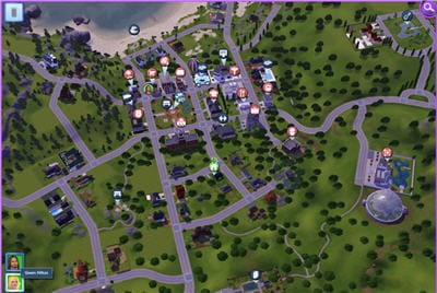 les sims ont désormais accès à une ville complète et variée