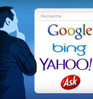 top 5 des moteurs de recherche.