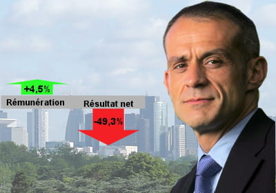 son fixe est resté inchangé, mais sa part variable a légèrement augmenté.