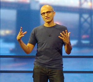 le pdg de microsoft, satya nadella