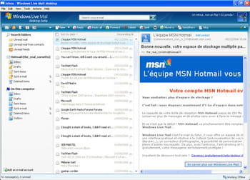 capture d'écran du logiciel
