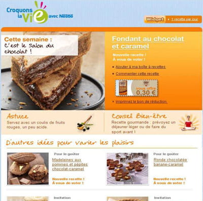 extrait de l'e-mailing croquons la vie