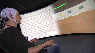 exemple d'utilisation du logiciel openvibe, ici dans une application de type