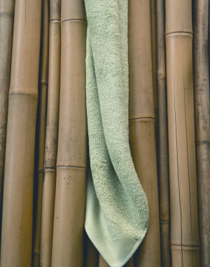 serviette de bain en bambou