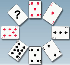 un test à base de cartes.
