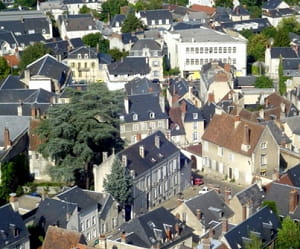 une vue de bourges, dans le centre.