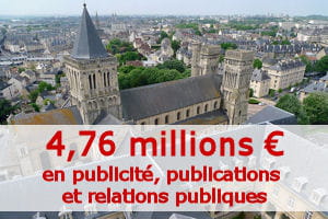 montant calculé par la rédaction à partir du budget primitif 2011.