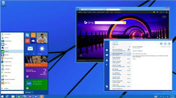 bouton demarrer dans windows threshold