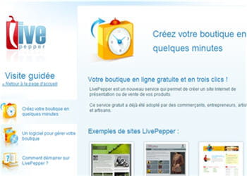livepepper, solution de création de boutique en ligne.