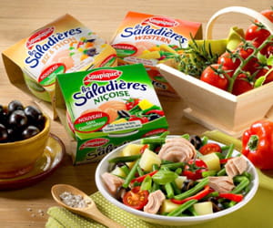 la gamme saladière de saupiquet.