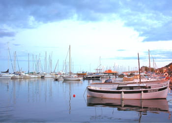le port de macinaggio, en corse.