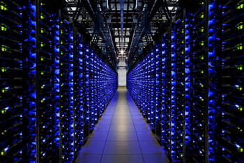 intérieur du data center de google dans le comté de douglas en géorgie