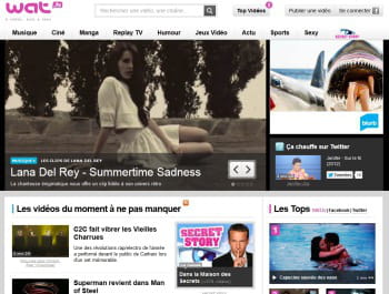 page d'accueil de wat tv