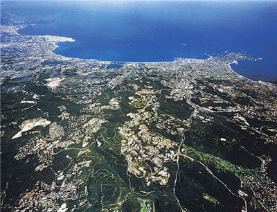 le site de sophia antipolis à nice