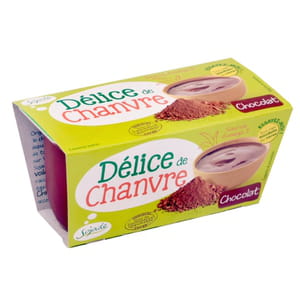 délice de chanvre au chocolat de sojade.