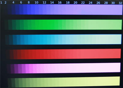 la restitution des couleurs du t260 hd : très bon dans les foncés, moins fin