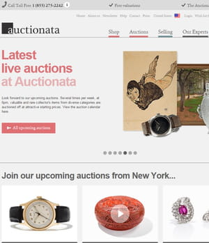 auctionata propose des œuvres d'art aux enchères.