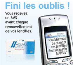 capture d'écran du service d'alerte e-mail d'accuvue