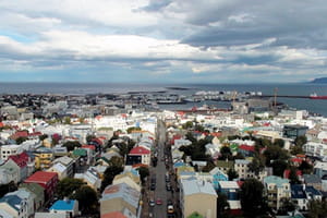 une vue d'islande.