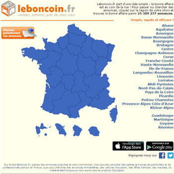 le poids moyen des 3 pages analysées du boncoin n'a pas dépassé les 400 ko en