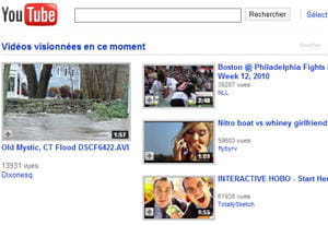 youtube, le premier site vidéo en france