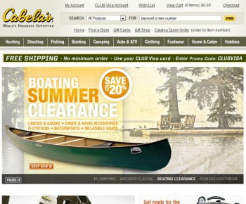 cabela's est le 1er e-marchand us de la catégorie 'sport'