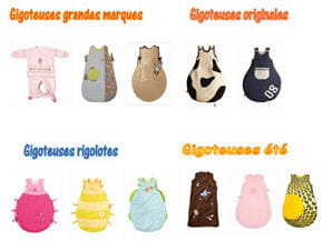 190 références de gigoteuses